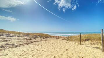 Beach nearby, sun-loungers