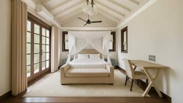 4 bedrooms, iron/ironing board, WiFi, bed sheets