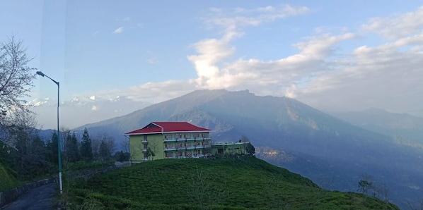 Façana frontal de l'allotjament