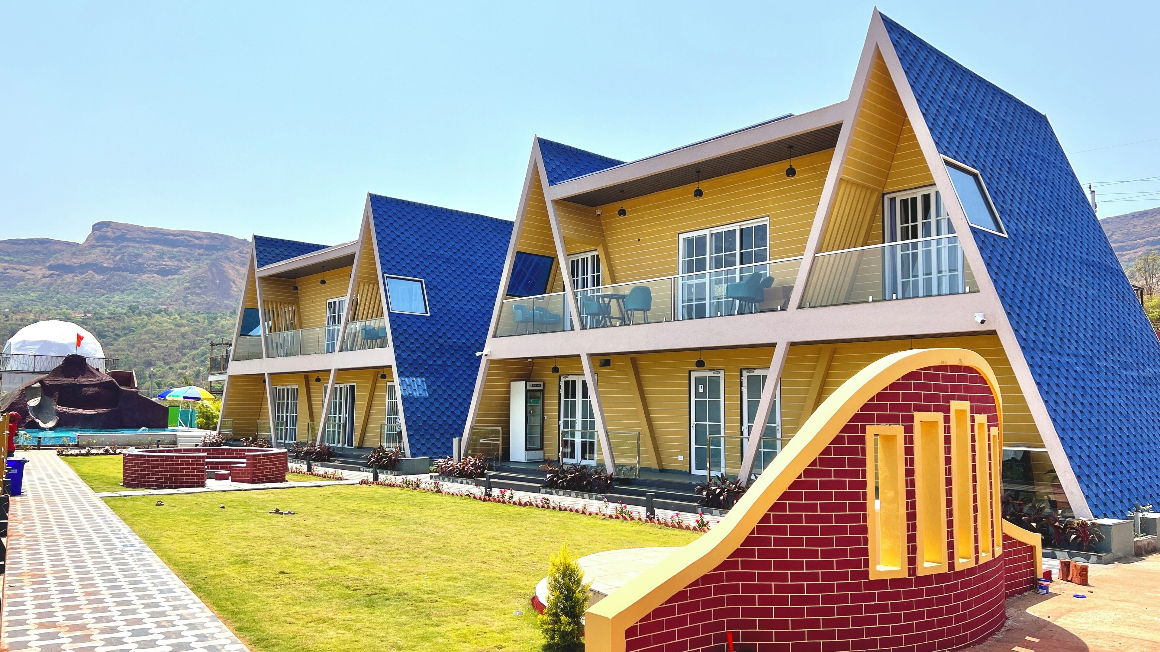 Fachada de la propiedad