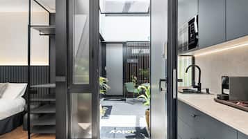 Superior-Studio, Nichtraucher | Eigene Küche | Mini-Kühlschrank, Mikrowelle, Herdplatte