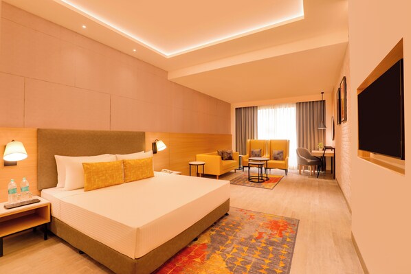 Habitación ejecutiva con 1 cama matrimonial o 2 individuales | Caja de seguridad en la habitación 