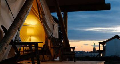 Secluded Glamping | Open Dining | Harbor Sunsets