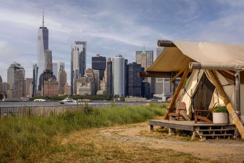 Island Glamping + Michelin dining & Skyline View