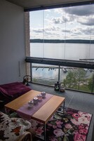 Deluxe Apartment, 2 Bedrooms, Lake View | Terrace/patio