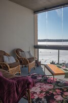 Deluxe Apartment, 2 Bedrooms, Lake View | Terrace/patio