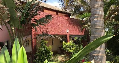 Located on the picturesque island of Ngor, next to the beach