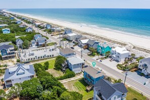 Beach nearby - Oceanviews from the 4 Bedroom in Topsail Beach (Topsail Beach)