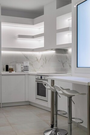 Classic Apart Daire, Balkon, Şehir Manzaralı | Özel mutfak | Espresso kahve makinesi, kahve/çay makinesi, elektrikli su ısıtıcısı 