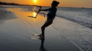 Camastros y toallas de playa