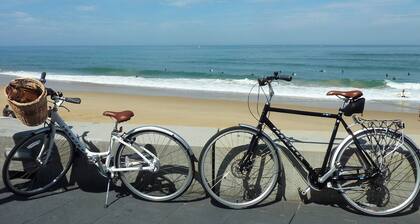 2 bedroom apartment on Hossegor Beach with Aircon and WIFI