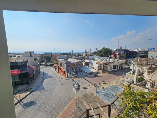 Blick von der Unterkunft