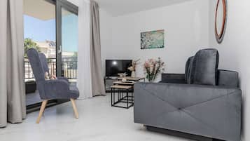 奢華公寓, 城市景 | 客廳