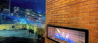 Penthouse with a luxury jacuzzi and panoramic view