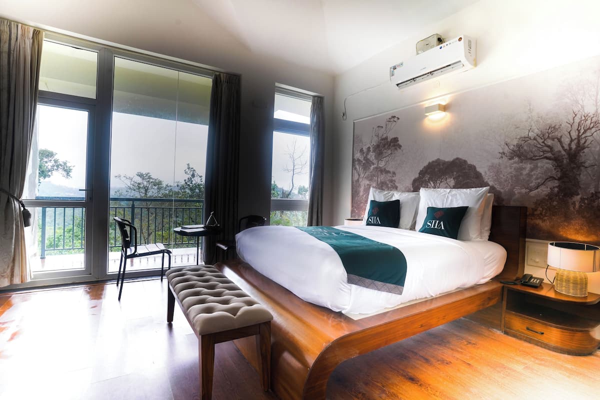 1 chambre, literie de qualité supérieure, minibar, bureau