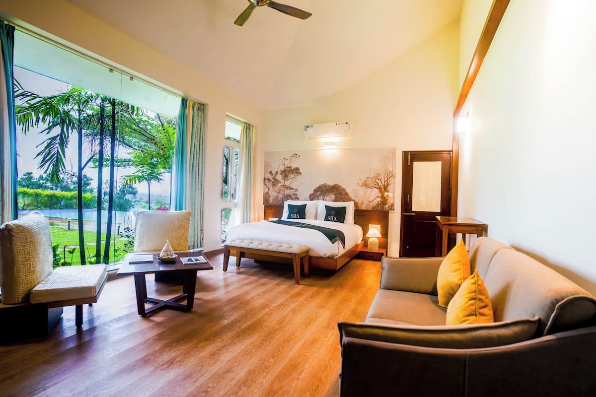 1 chambre, literie de qualité supérieure, minibar, bureau