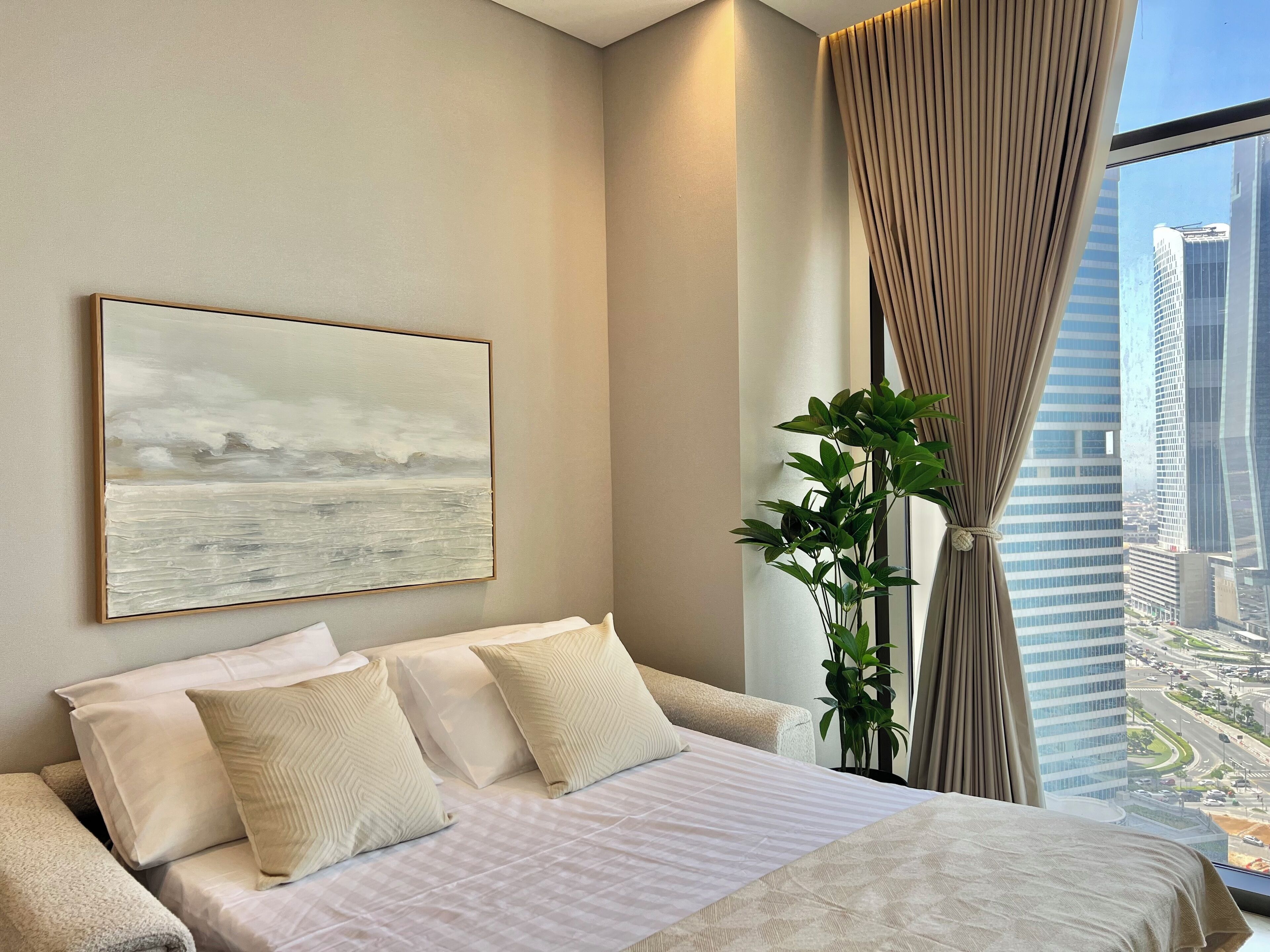 1 habitación, tabla de planchar con plancha, wifi y ropa de cama 