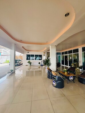 Voorkant van accommodatie