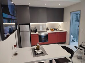 Ferienhaus, barrierefrei, Raucher | 1 Schlafzimmer, Schreibtisch, schallisolierte Zimmer