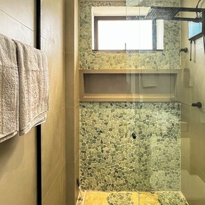 Towels, soap, toilet paper