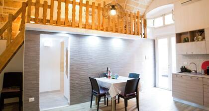 Once upon a time. Apartment with typical star vault and barrel vault.