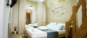 Once upon a time. Apartment with typical star vault and barrel vault.