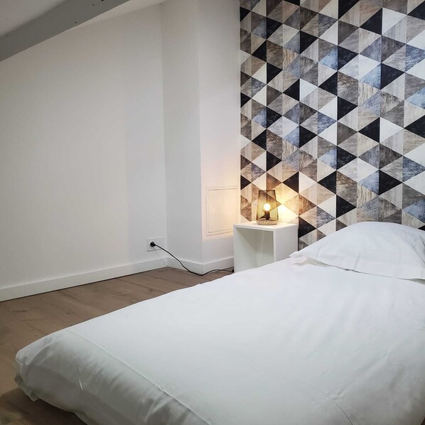 2 chambres, Wi-Fi, literie fournie