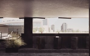 Indoor pool, outdoor pool