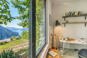 Family Villa, Multiple Bedrooms, Mountainside (Villa Skyline - Pool - Lakeview -) | 3 bedrooms, laptop workspace, iron/ironing board, free WiFi - Villa Skyline - Pool - Lakeview - Privacy (Lugano)