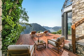 Family Villa, Multiple Bedrooms, Mountainside (Villa Skyline - Pool - Lakeview -) | Terrace/patio - Villa Skyline - Pool - Lakeview - Privacy (Lugano)