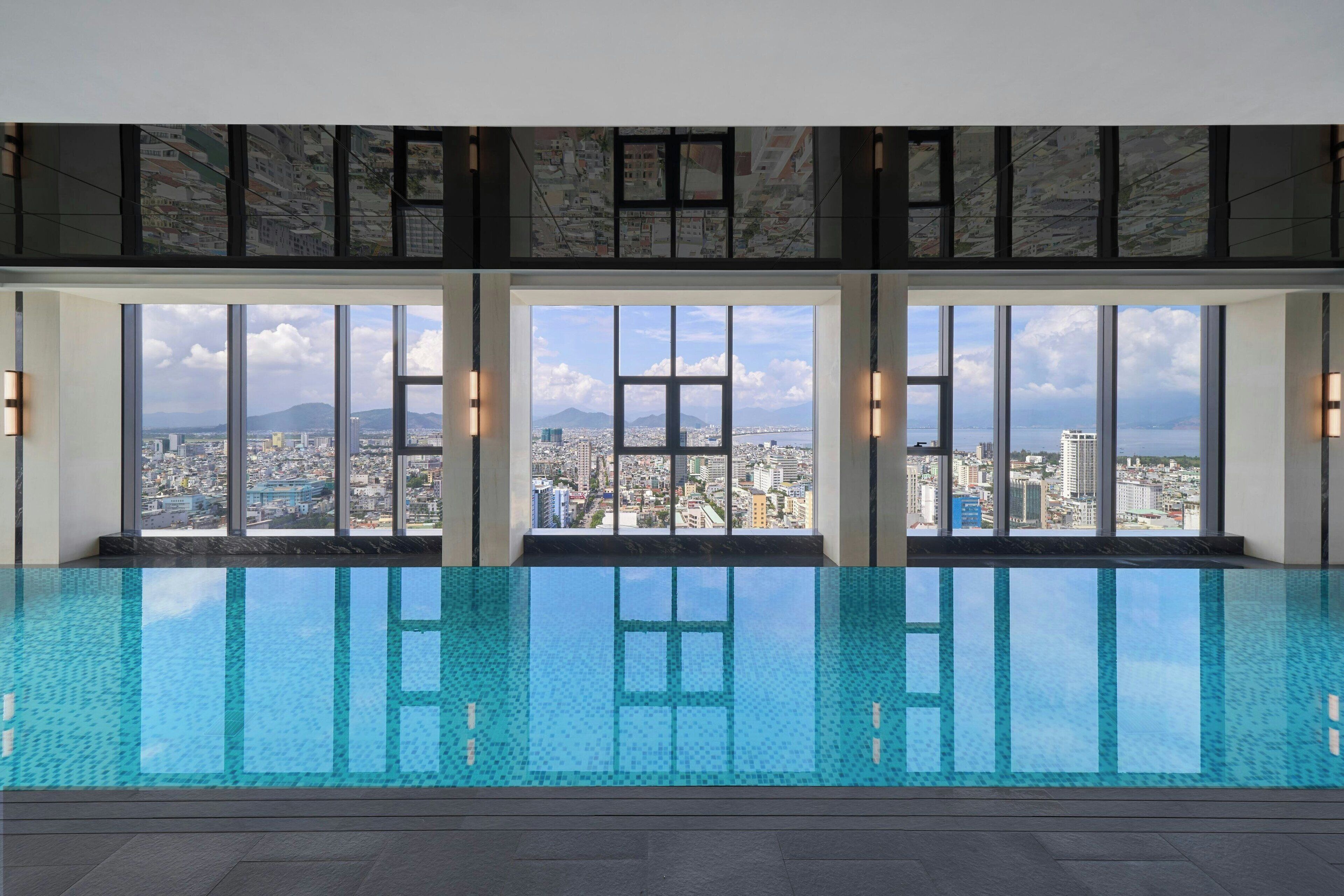 Indoor pool, outdoor pool