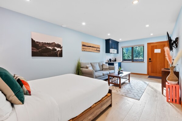 1 makuuhuone, ilmainen Wi-Fi, vuodevaatteet