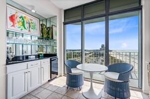 Deluxe Condo, 4 Bedrooms, Balcony, Beach View | Minibar