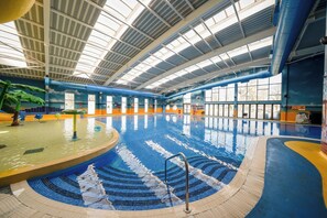Indoor pool, outdoor pool