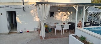 VILLA NEAR SEA AND MOUNTAINS IN TYPICAL VILLAGE