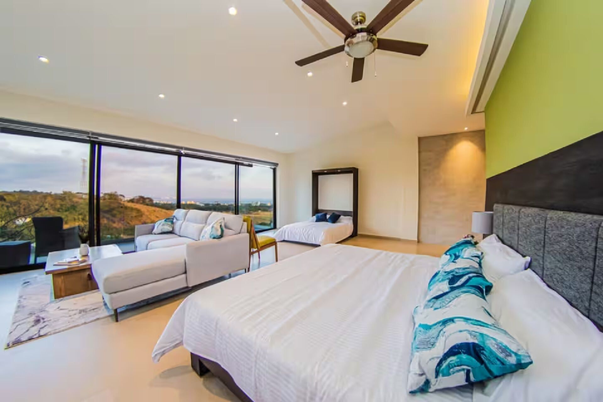 Villa | Egyptian cotton sheets, premium bedding, individually decorated