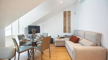 Superior appartement, 2 slaapkamers | Woonruimte