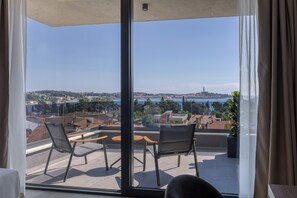Deluxe-Doppelzimmer, Balkon, Meerblick | Blick vom Balkon