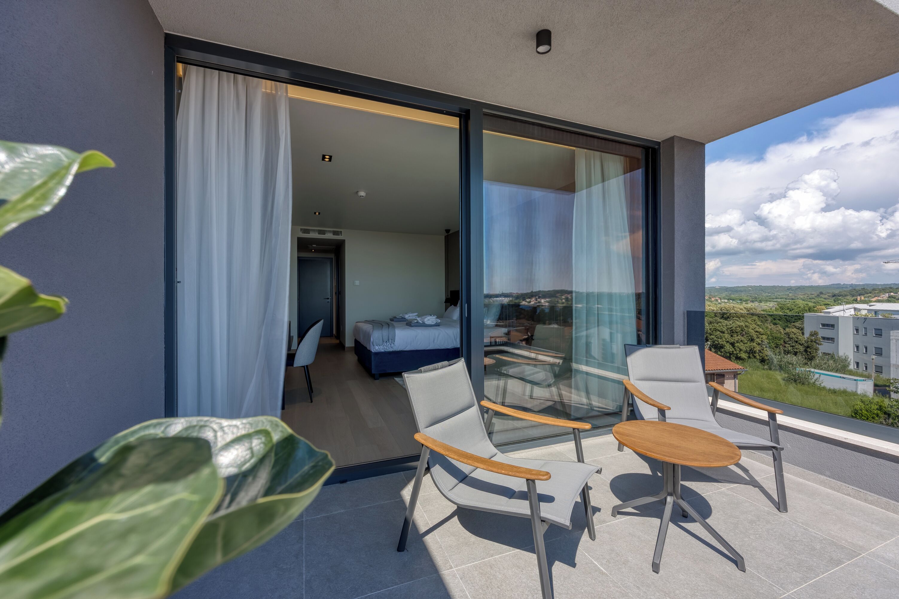 Deluxe-Doppelzimmer, Balkon, Meerblick | Balkon