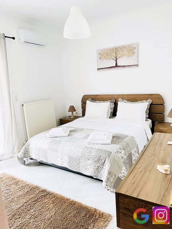 2 bedrooms, iron/ironing board, WiFi