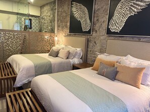 2 bedrooms, iron/ironing board, bed sheets