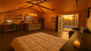 1 habitación, escritorio, wifi y ropa de cama