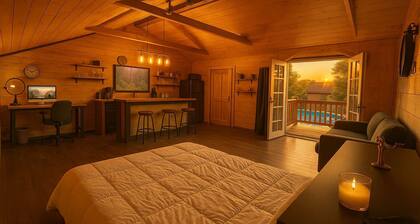 Charming "Melrose Place" w Year-Round Heated Pool, Deck & Grill