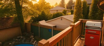 Charming "Melrose Place" w Pool, Deck & Grill