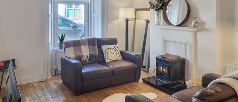 تلفزيون، مدفأة