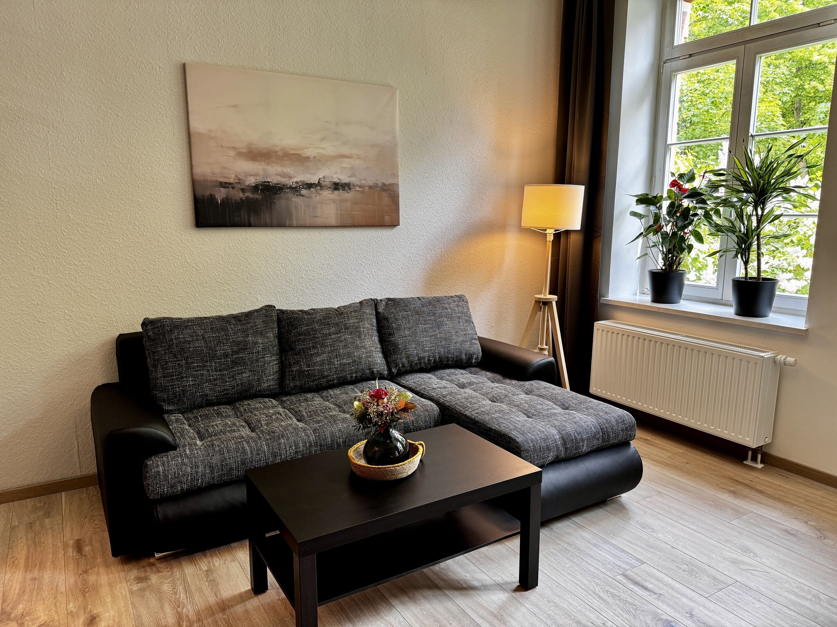 Appartamento-moderna-bagno Privato-vista Parco-könig Georg 1 - Wurzen