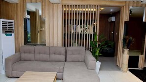 Sitteområde i lobbyen