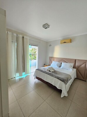 Deluxe Apartment, Lanai, Sea View | Premium bedding, free WiFi, bed sheets - GH Ingleses (Florianopolis)