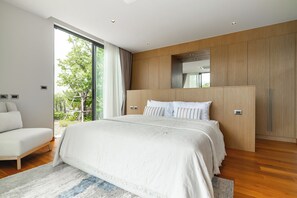Villa | Caja de seguridad en la habitación, wifi gratis y ropa de cama 
