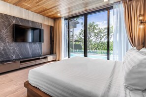 Villa | 2 dormitorios, cunas (de pago), wifi gratis y ropa de cama